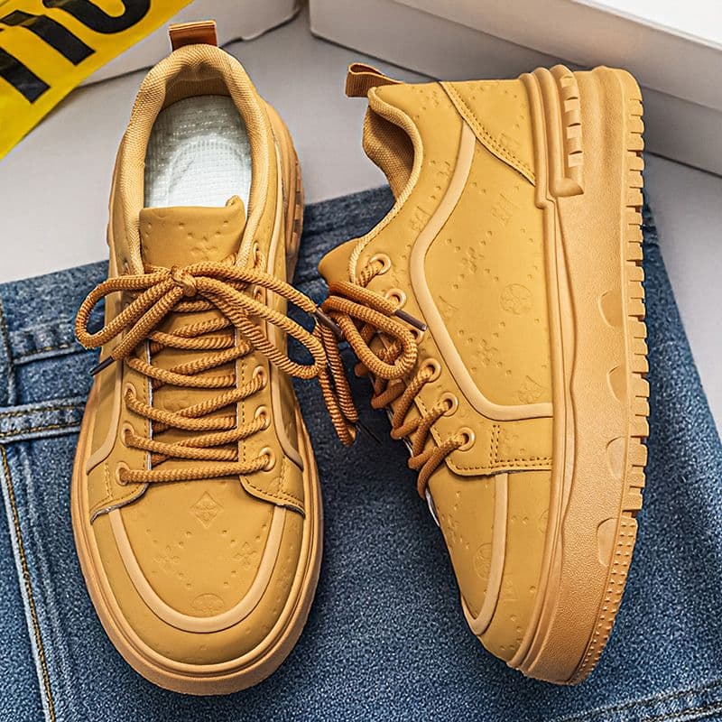 AMASOUL Sneakers — Moutarde Monogram