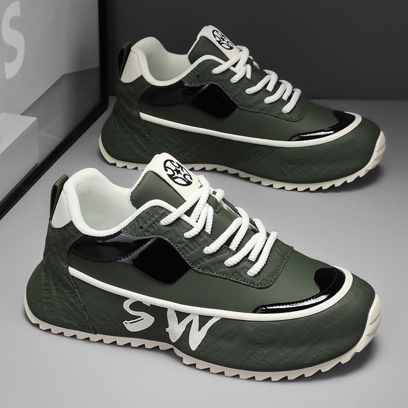 AMASOUL Sneakers — Kaki Vernis