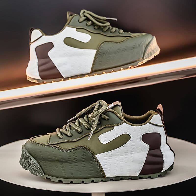 AMASOUL Sneakers — Kaki Choco
