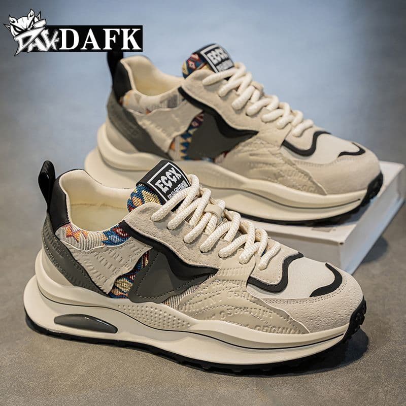 AMASOUL Sneakers — Motif Wax Gris