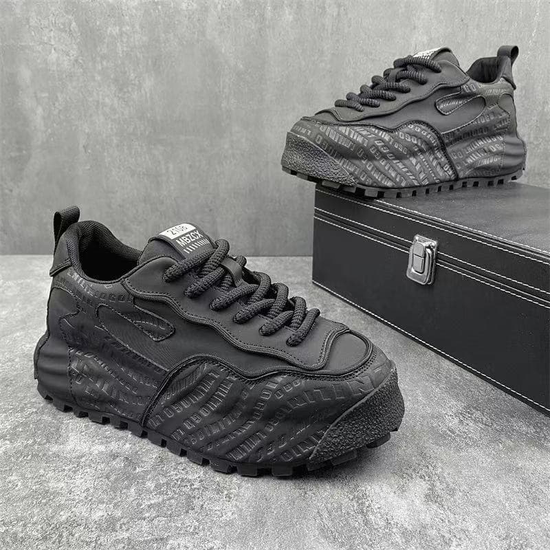 AMASOUL Sneakers — Noir Gaufré